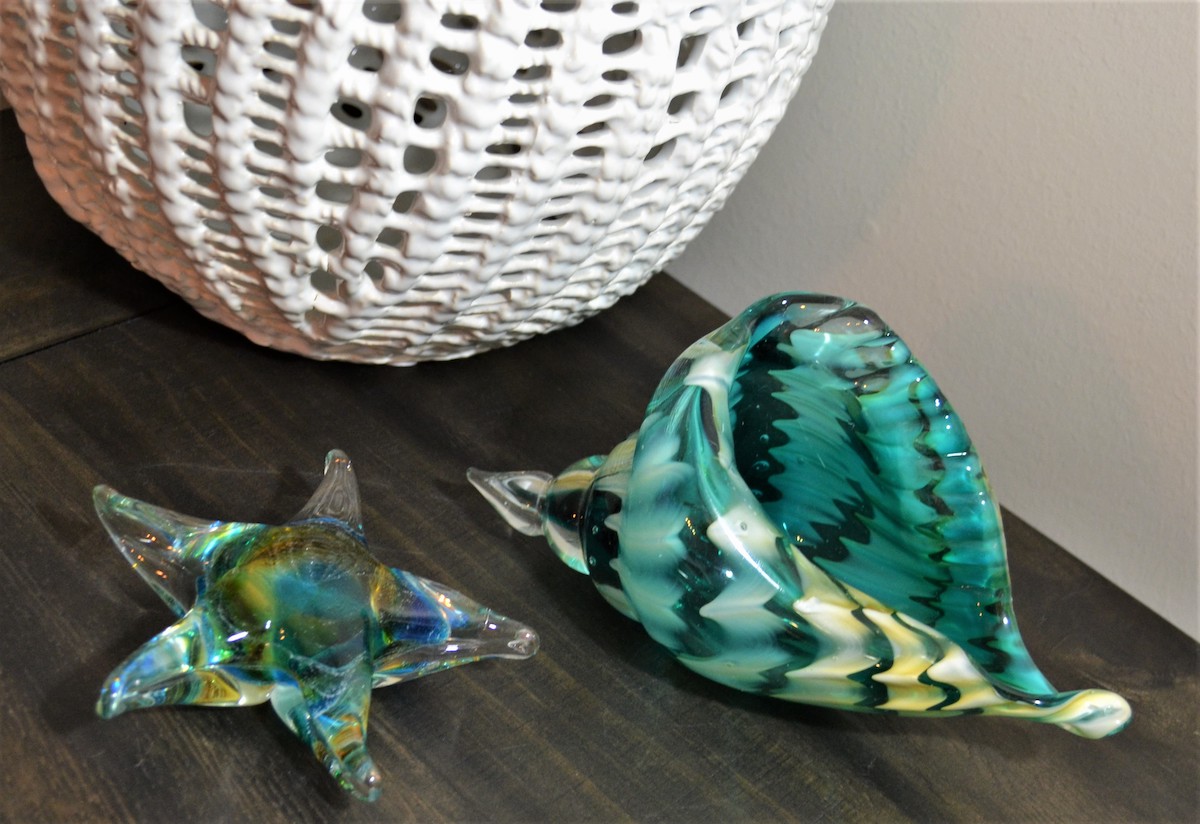 Glass Seashell Interior Design Decor